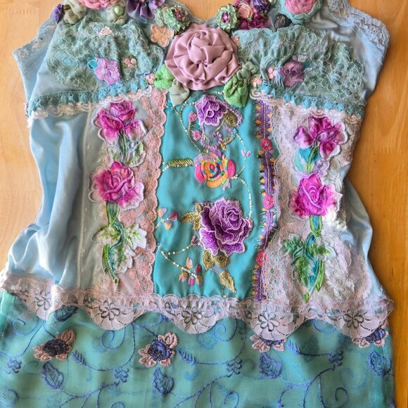 1920s Tunic Blouse | Roselani Jasmin | Size Medium - Picture 3 of 13